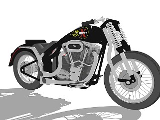 超精细摩托车模型 (115)